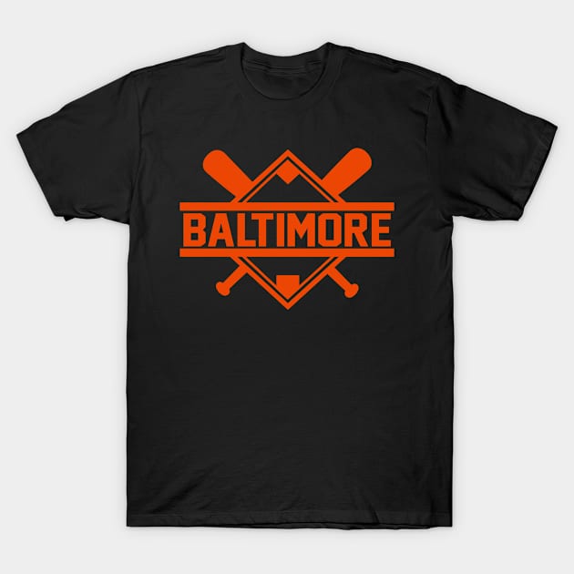 Baltimore Diamond T-Shirt by CasualGraphic